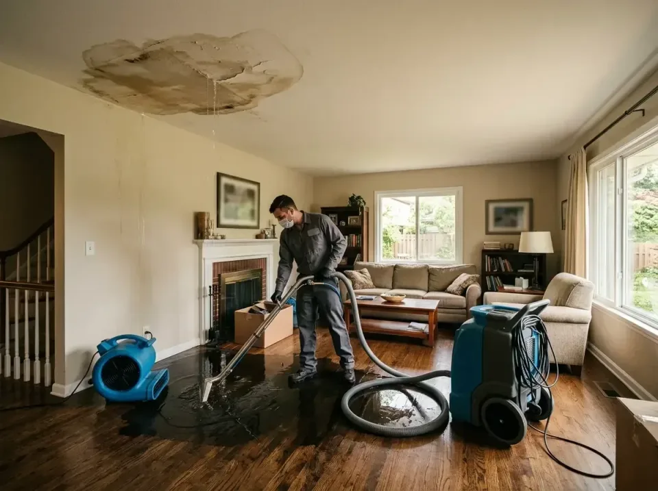 attic-pipe-burst-ceiling-drip-008 — frequently asked questions, Water Damage Restoration & Carpet Care in Afton, MN